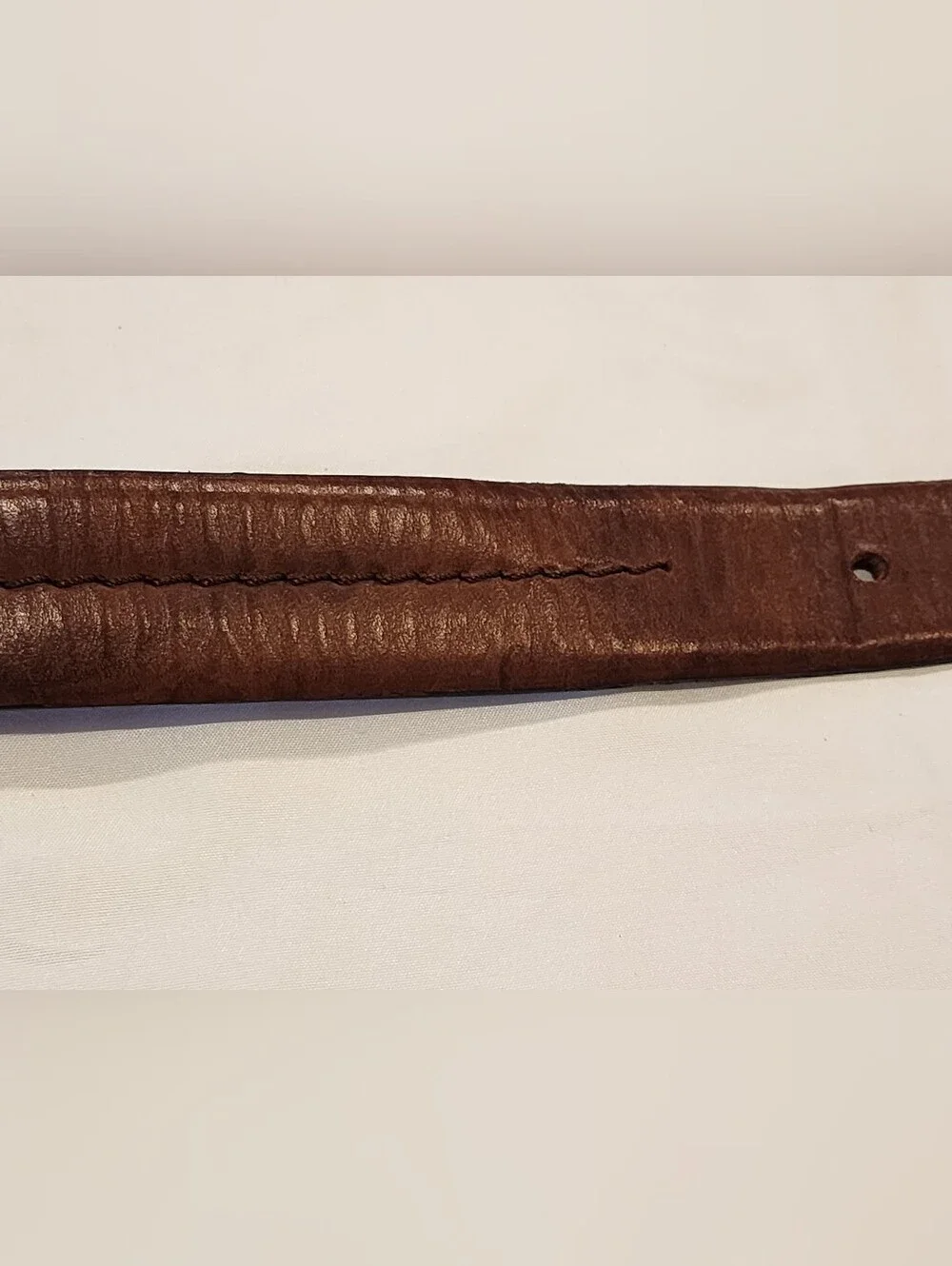 Armani Jeans Men's Brown Leather Belt